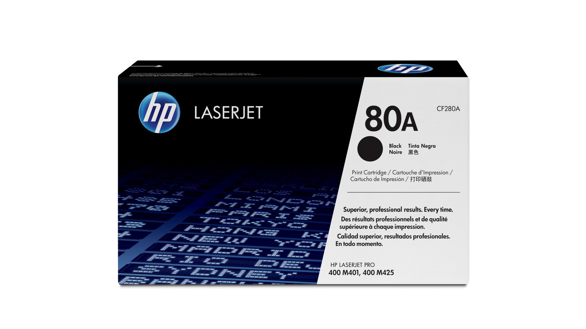 HP 80A - Cartouche CF280A - 2 700 pages