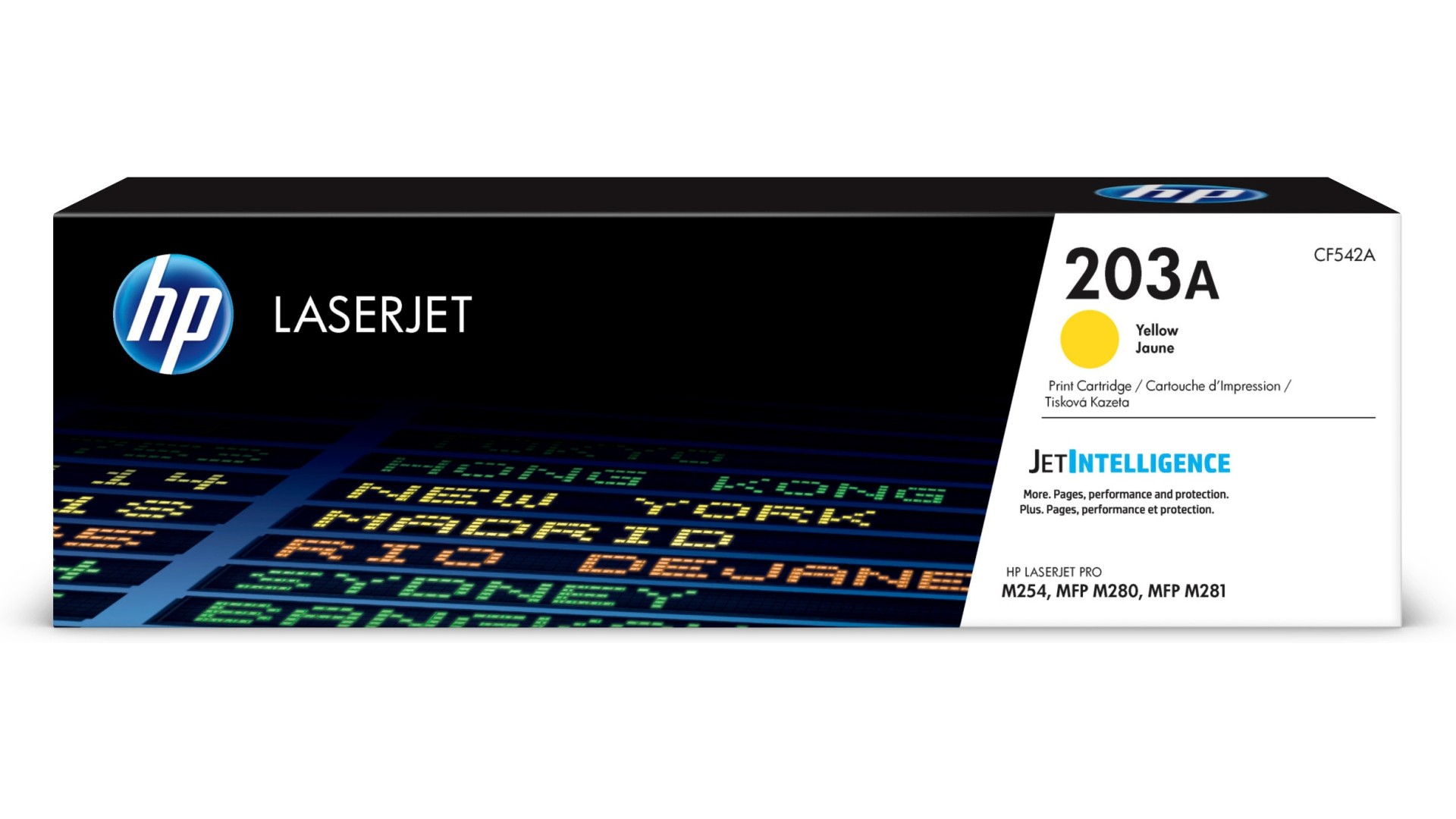 HP 203A - Toner Jaune - 1 300 pages