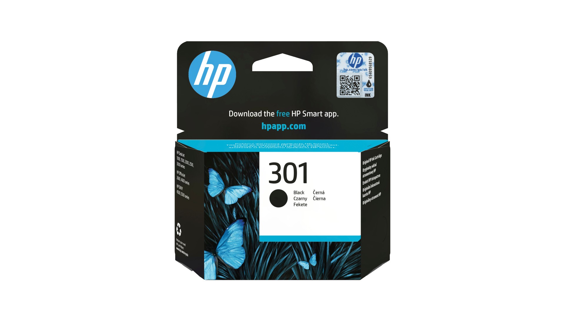 HP 301 - Cartouche d'encre noire HP 301 190pges