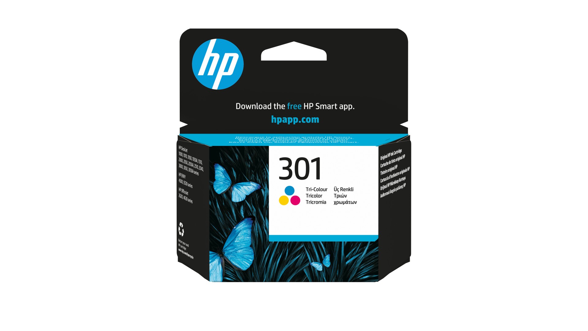 HP 301 - Cartouche d'encre trois couleurs HP 301 165pges
