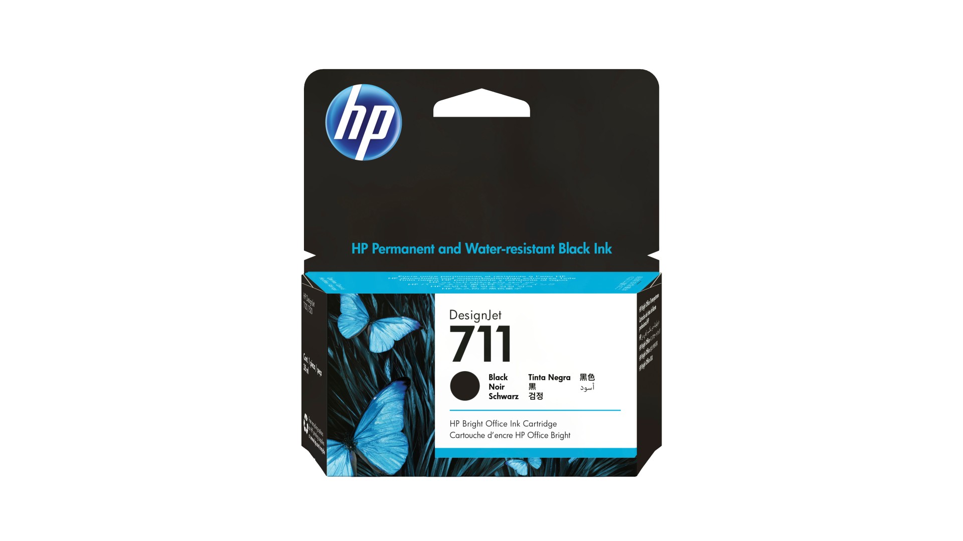 CRT LV HP 711 - Cartouche d'encre Noire HP 711 - 38 ml