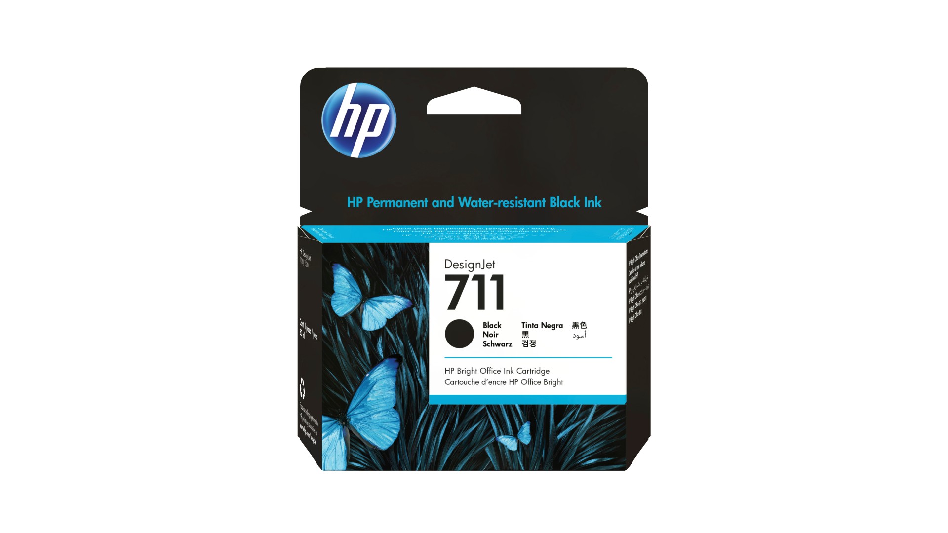 CRT LV HP 711 - Cartouche d'encre Noire HP 711 - 80 ml