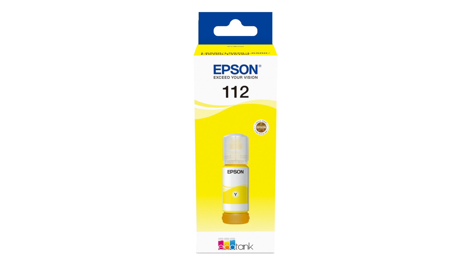 EPSON CRT 112 EcoTank Pigment Yellow ink bottle 70ml