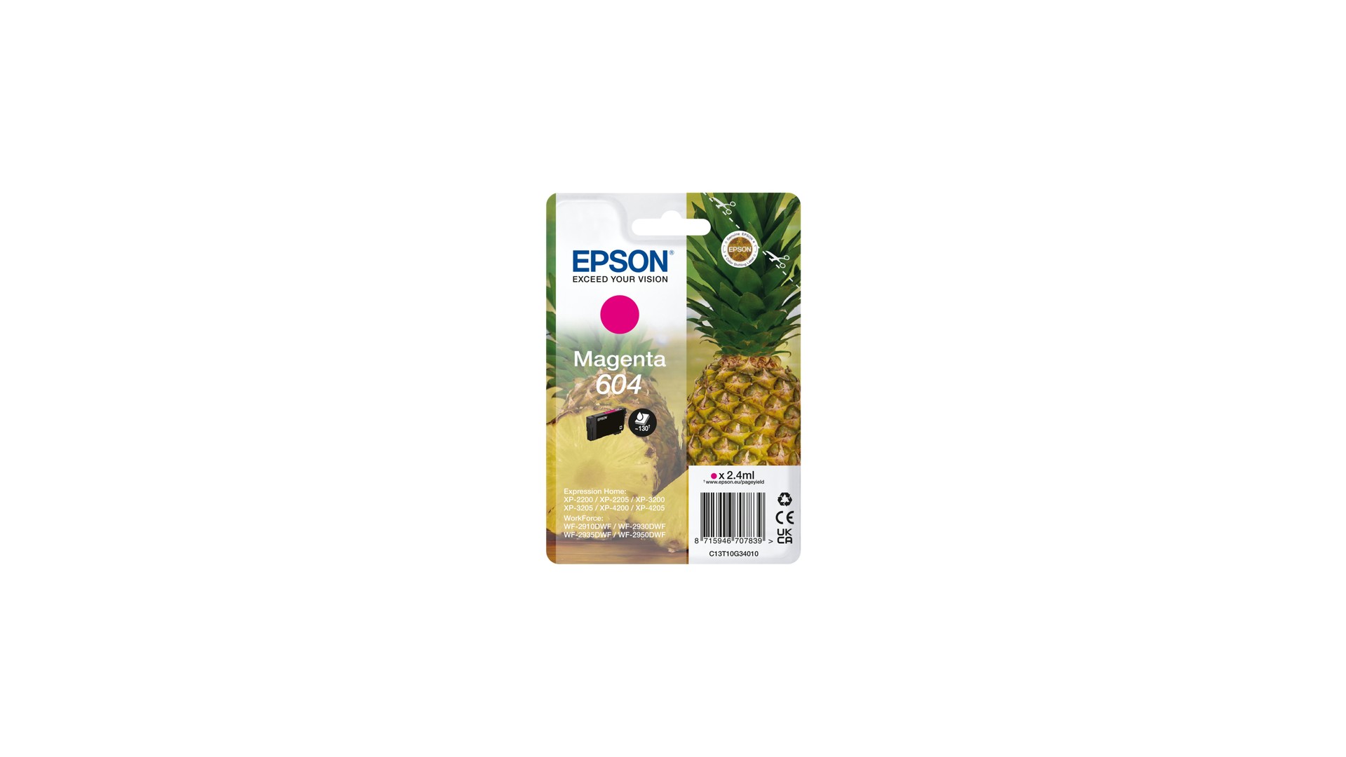 EPSON CRT 604 Ananas Magenta Blister