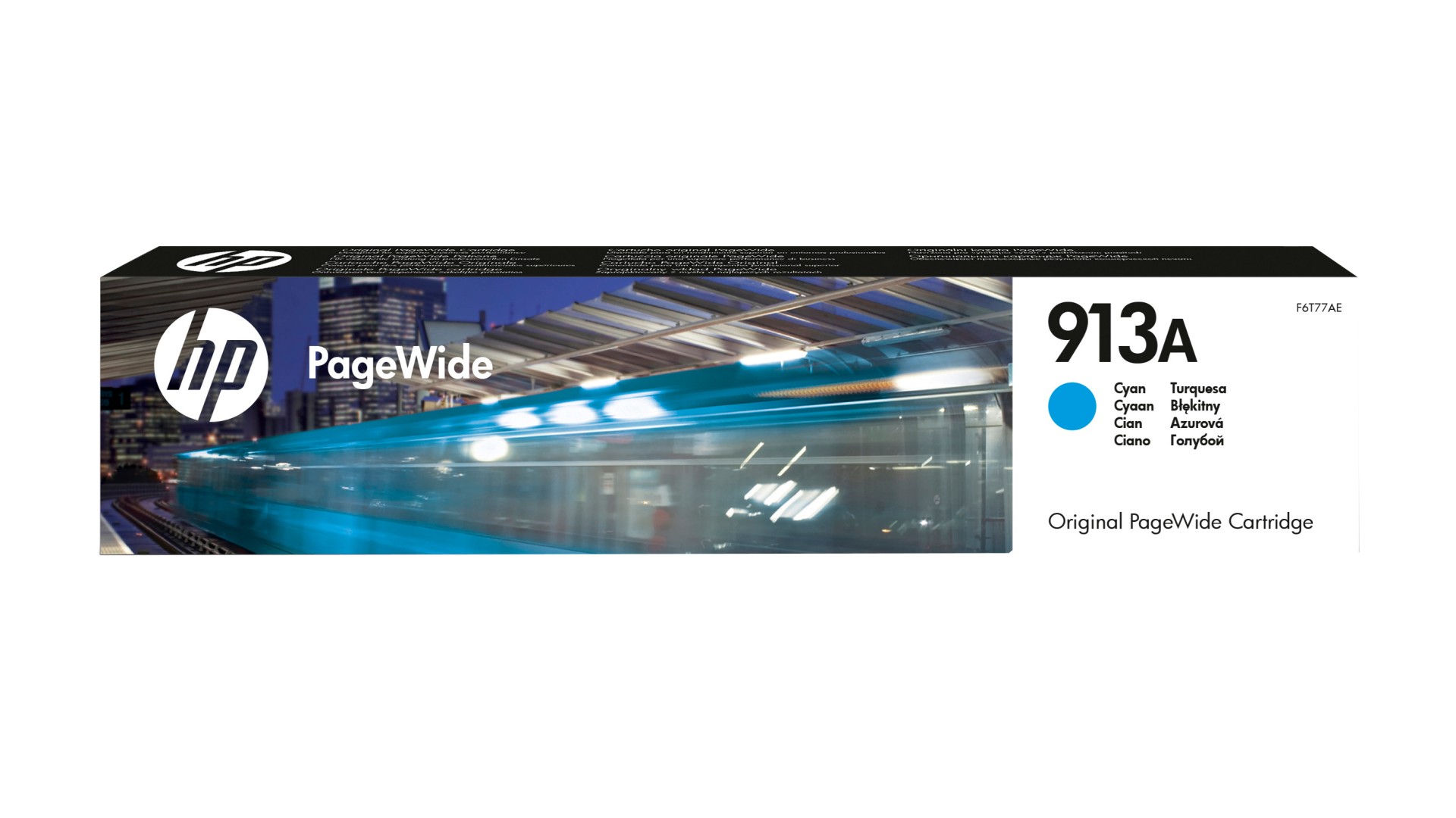 HP 913A - Cartouche d'encre Cyan PageWide - 37 ml - 3 000 pages
