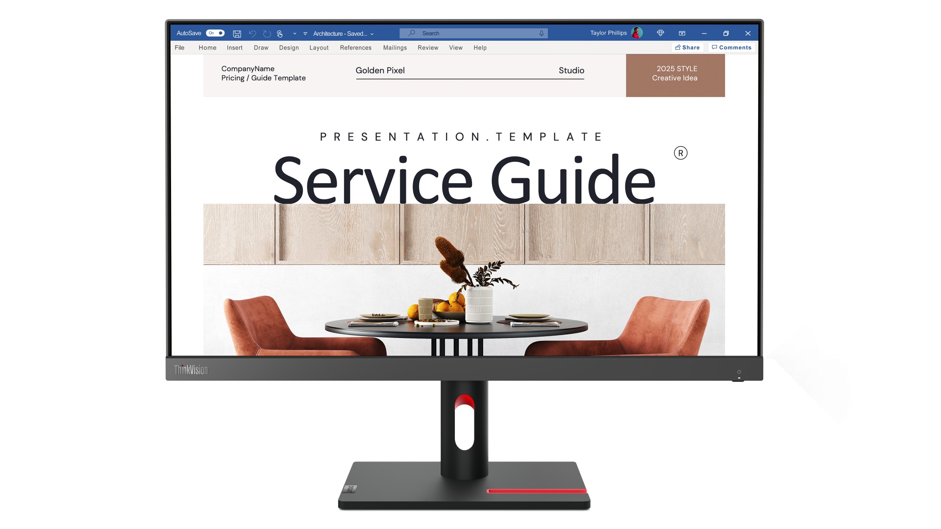 Écran 23,8" Lenovo ThinkVision S24i-30 - HDMI/VGA