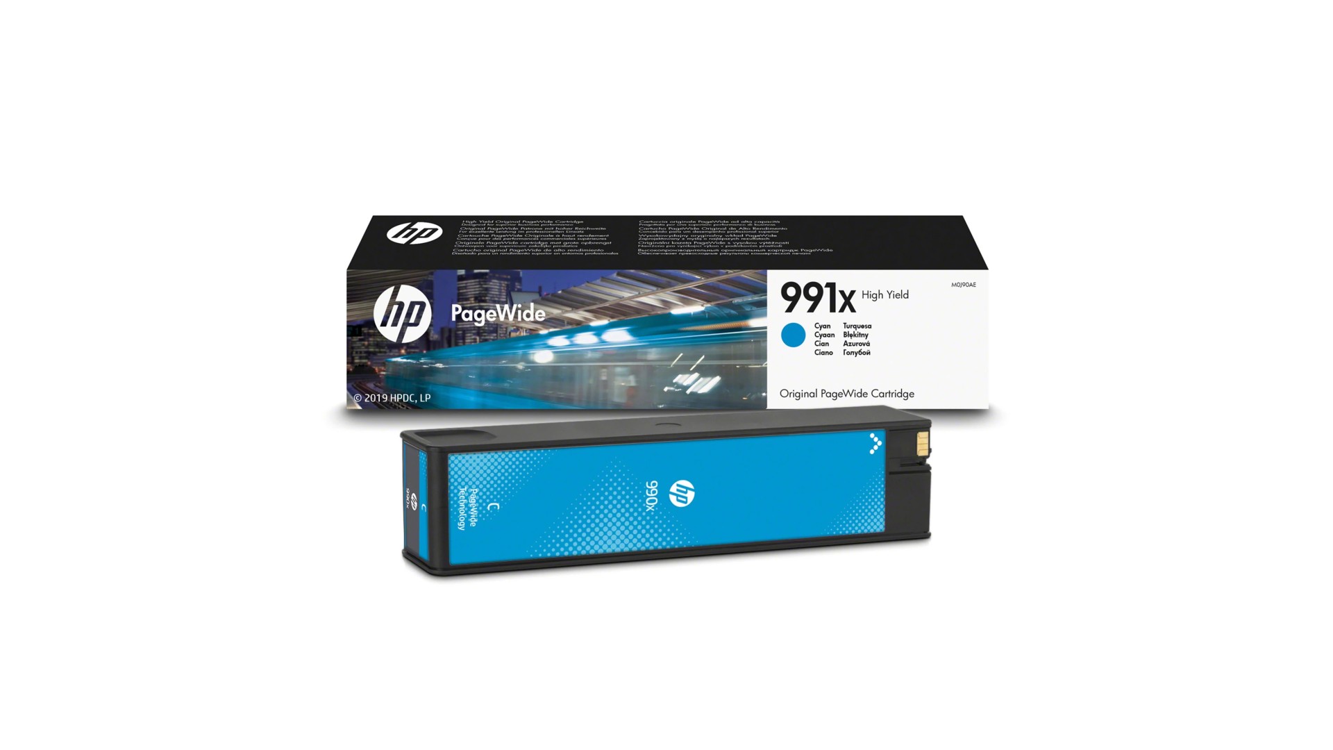 HP 991X - Cartouche d'encre Cyan PageWide - 16 000 pages