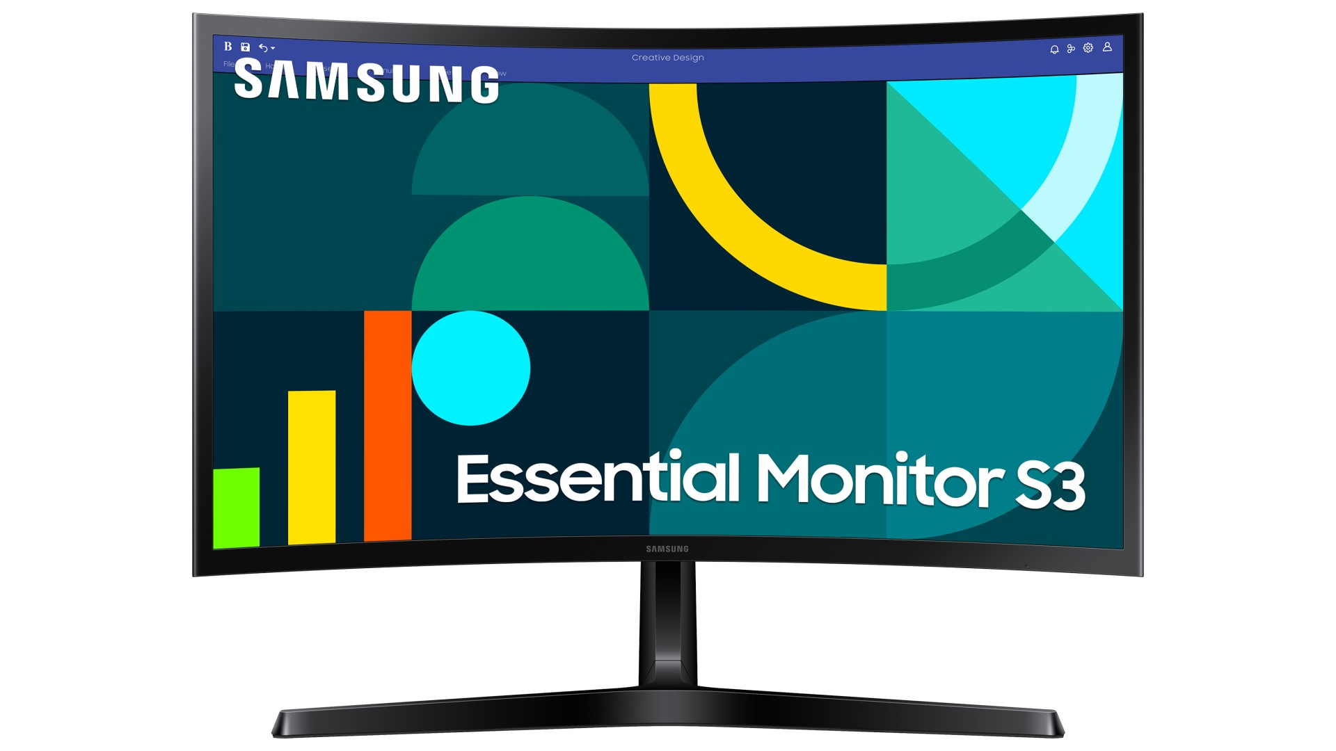 Moniteur LCD 24" Full HD incurvé 1920x1080 4ms HDMDI VGA