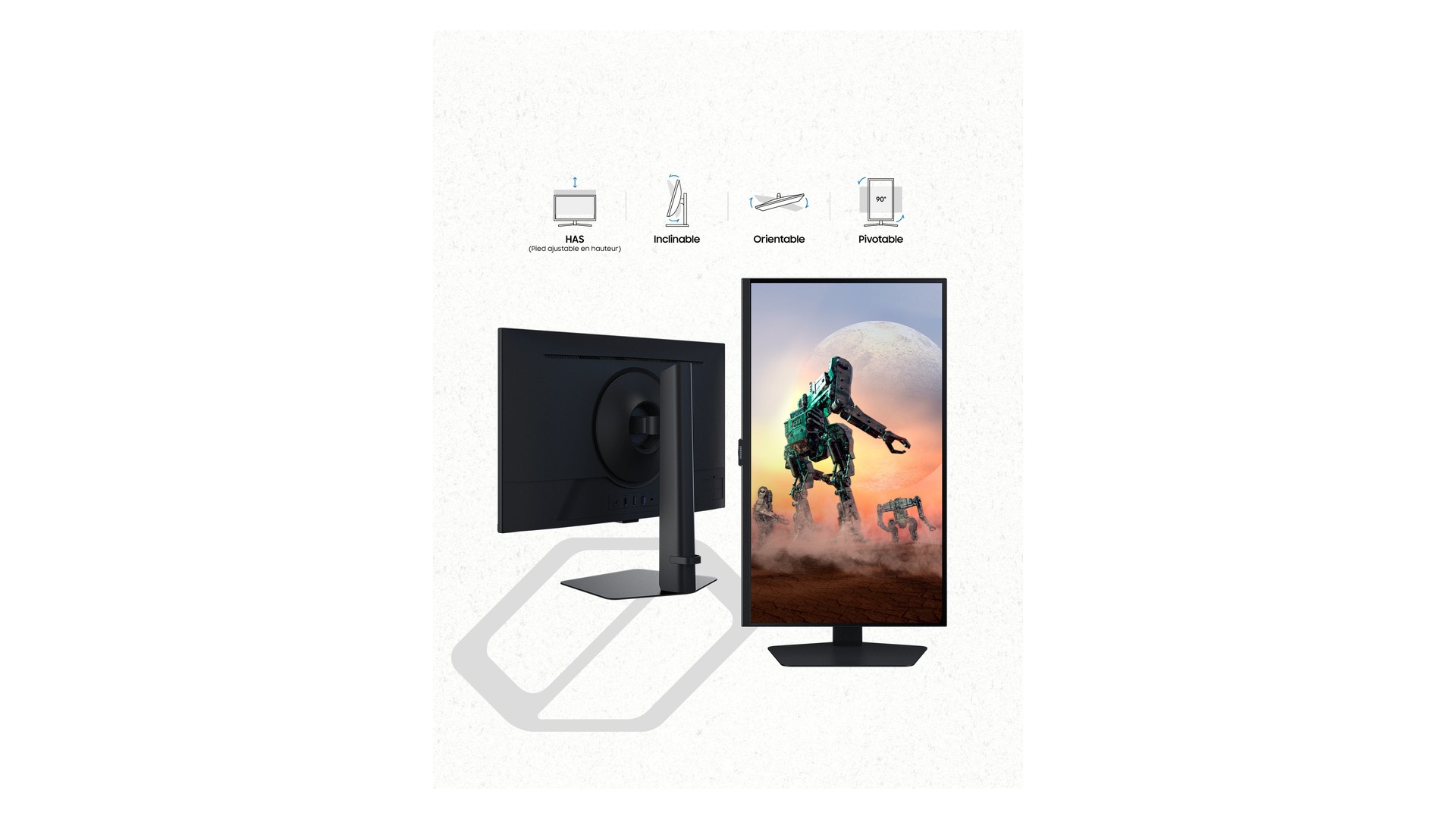 Samsung 32" LED - Odyssey G5 Ecran PC 2.5K - 2560 x 1440 pixels