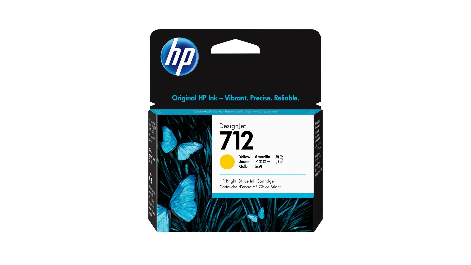 CRT HP 712 29-ml Yellow DesignJet Ink Cartridge