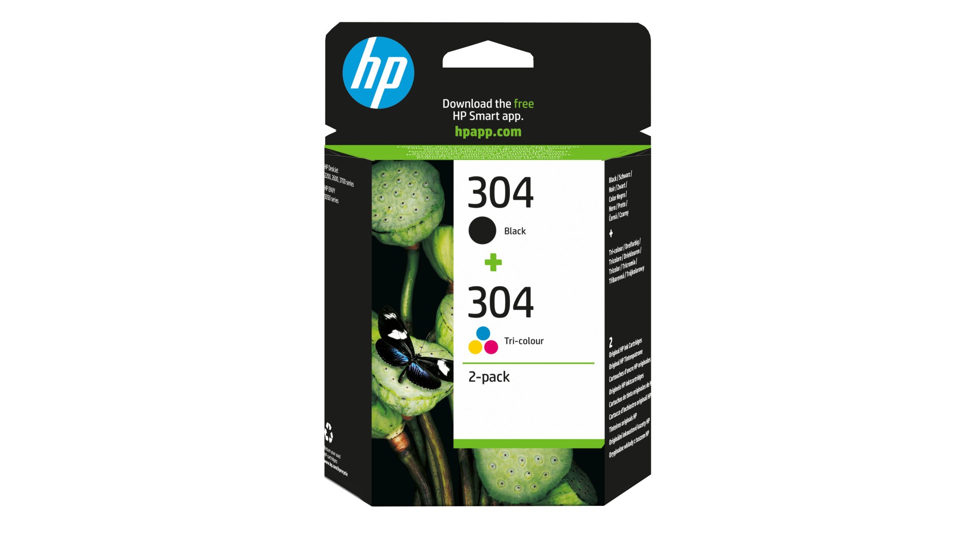 HP 304 - Pack de 2 cartouches HP 304 - 1 x noir +1 x Tri-Couleur