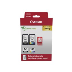 Canon PG 545/546 Noir, Couleur